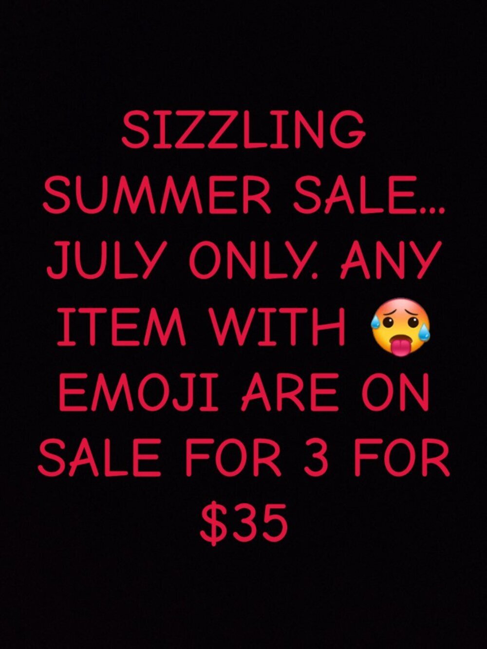 HUGE SALE.. Pick 3 ITEMS FOR $35 - items with 🥵 emoji in title qualify only